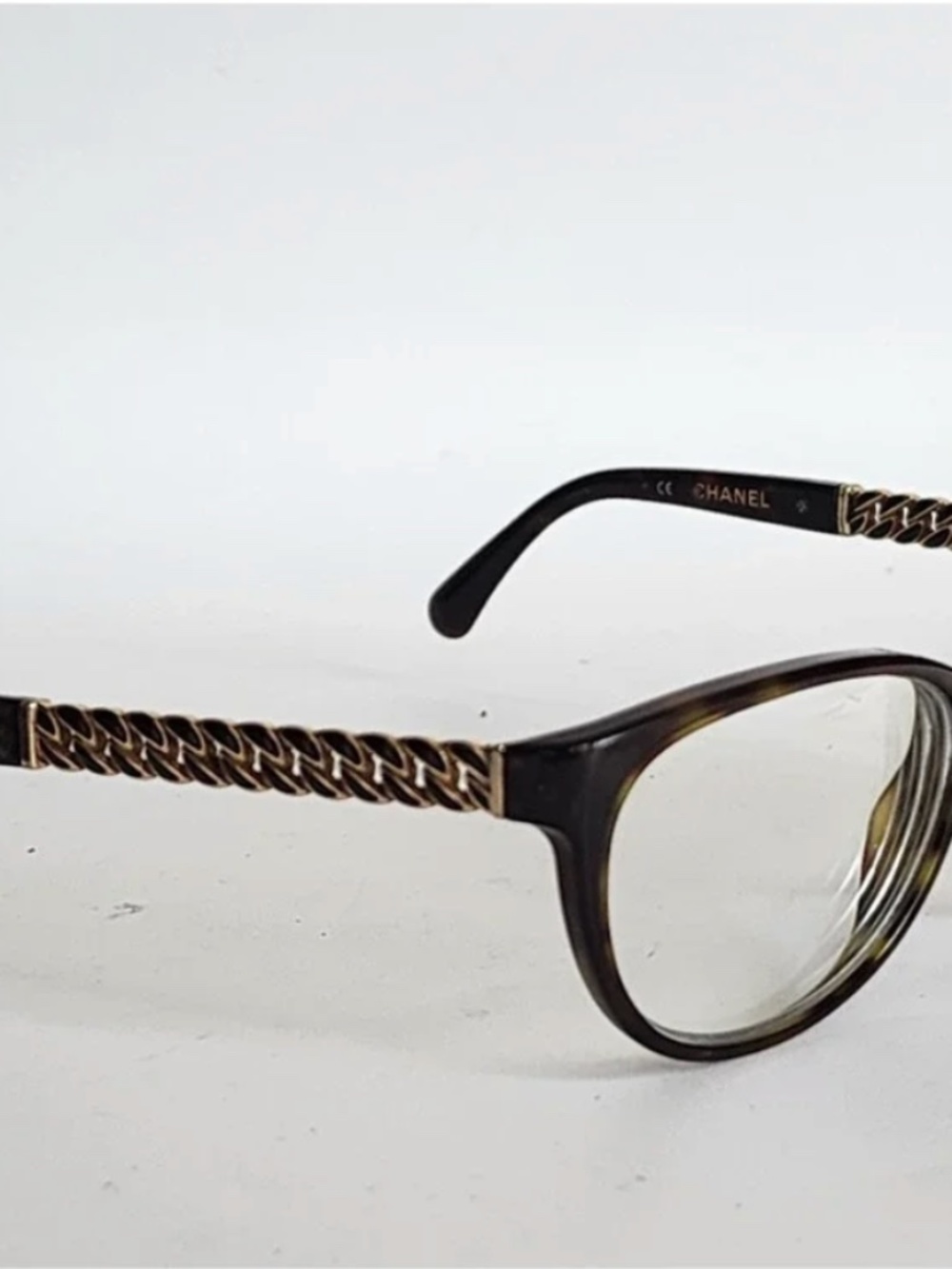 Chanel 3301 c.502 Square Havana Brown Eyeglasses Optical Frame 52-16-140